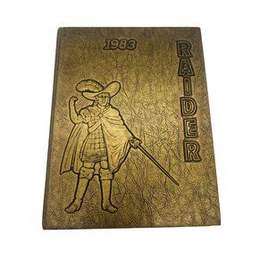 1983 Raider Yearbook Sullivan North High School Vintage Kingsport Tennessee